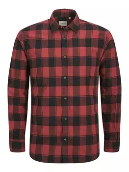 Рубашка Jack & Jones Joshua, цвет schwarz/rot