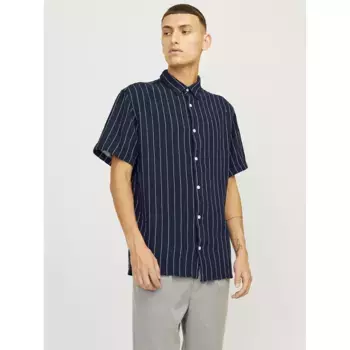 Рубашка Jack & Jones Joshua Loose Weave, синий