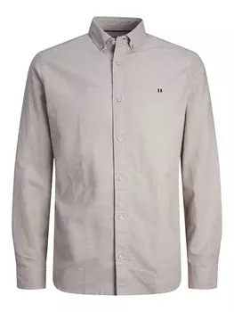 Рубашка Jack & Jones JPRBLUSUMMER SHIELD SHIRT L/S, бежевый