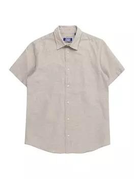 Рубашка Jack & Jones Junior Regular fit Button Up, темно-бежевый