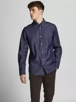 Рубашка Jack & Jones JWHPLAIN, синий