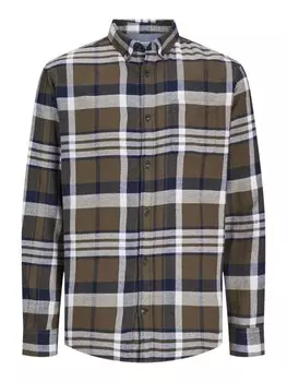 Рубашка Jack & Jones Langarmhemd, цвет Canteen
