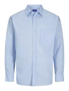 Рубашка Jack & Jones Langarmhemd, цвет Cashmere Blue