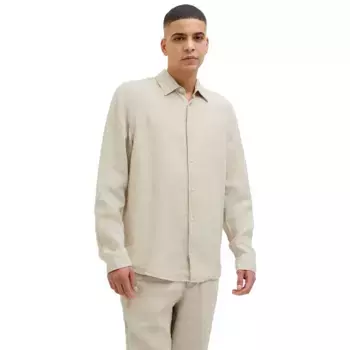 Рубашка Jack & Jones Lawrence Linen, бежевый