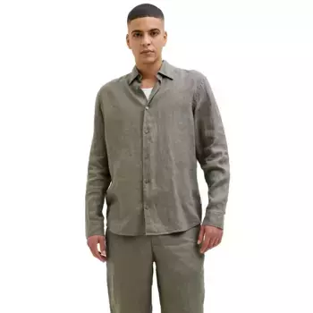 Рубашка Jack & Jones Lawrence Linen, серый