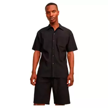 Рубашка Jack & Jones Mykonos Plisse, черный