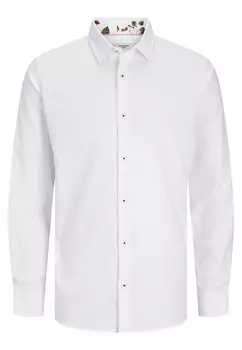 Рубашка Jack & Jones 'Nordic Flores', белый