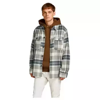 Рубашка Jack & Jones Ollie Check, серый