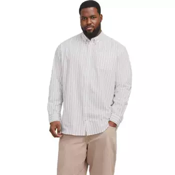Рубашка Jack & Jones Oxford Plus Size, белый