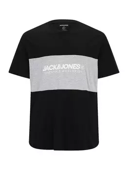 Рубашка Jack & Jones Plus, черный