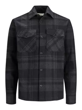 Рубашка JACK & JONES Regular fit Button Up ROY, темно-серый