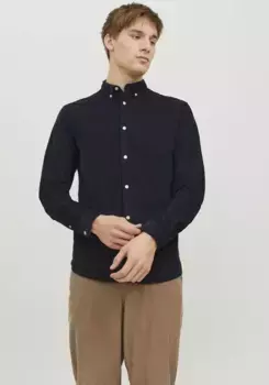 Рубашка Jack & Jones с длинными рукавами "JJECLASSIC CORD SHIRT LS SN", из вельвета, синий