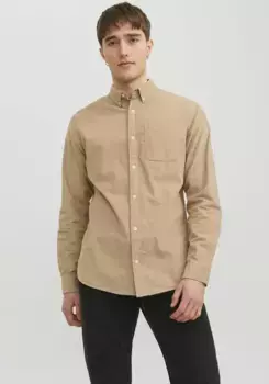 Рубашка Jack & Jones с длинными рукавами "JJECLASSIC CORD SHIRT LS SN", из вельвета, цвет Crockery
