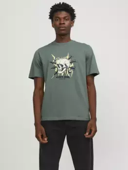 Рубашка Jack & Jones с круглым вырезом "JORHEAVENS TEE SS CREW NECK SN", цвет Laurel Wreath