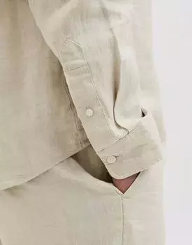 Рубашка Jack & Jones с серебристой подкладкой