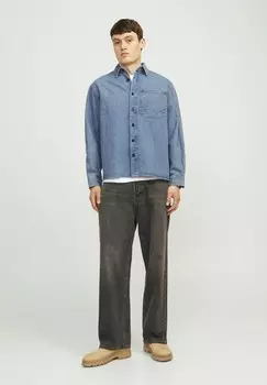 Рубашка Jack & Jones, синий деним