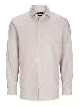 Рубашка JACK & JONES Slim fit Button Up PARKER, коричневый