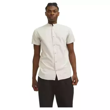 Рубашка Jack & Jones Summer Band Linen, бежевый