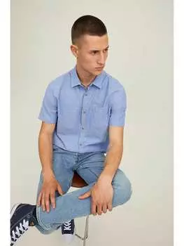 Рубашка Jack & Jones, светло-синий