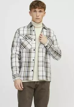 Рубашка Jack & Jones, темно-коричневая