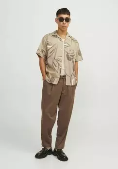 Рубашка Jack & Jones, темно коричневый