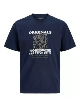 Рубашка JACK & JONES, темно-синий