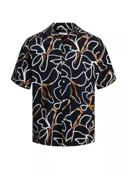 Рубашка Jack & Jones, темно-синий