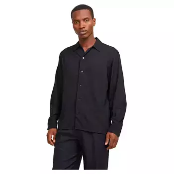 Рубашка Jack & Jones Trend Jacquard, черный