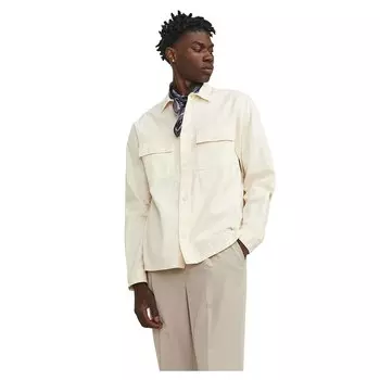 Рубашка Jack & Jones Venice Linen, бежевый