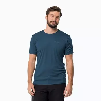 Рубашка Jack Wolfskin, бирюзовый синий