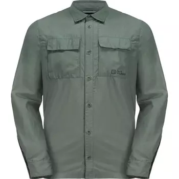 Рубашка Jack Wolfskin, оливково-зеленый