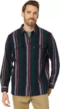 Рубашка Jackson Worker Levi's, цвет Gerard Stripe Evergreen