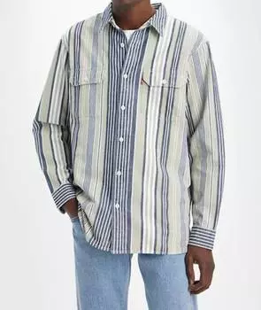Рубашка Jackson Worker Overshirt, средне-синяя Levi's