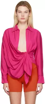 Рубашка Jacquemus Bahia, розовый