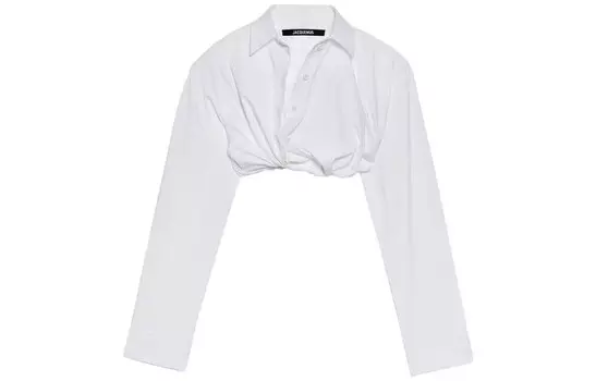 Рубашка Jacquemus La Chemise Bahia, белый