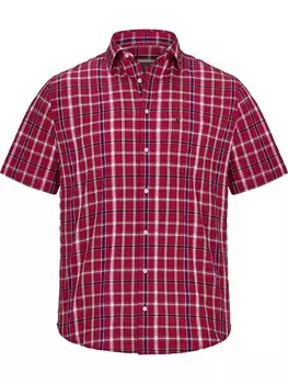 Рубашка Jan Vanderstorm Comfort fit Button Up, темно-красный