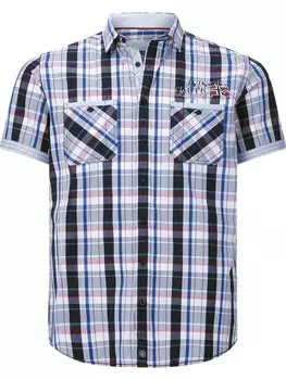 Рубашка Jan Vanderstorm, цвет dunkelblau kariert