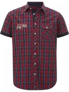 Рубашка Jan Vanderstorm, цвет dunkelrot kariert