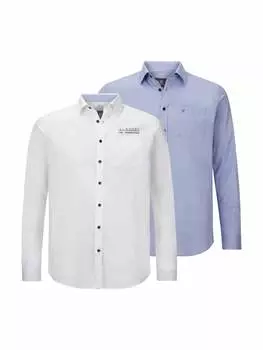 Рубашка Jan Vanderstorm, цвет hellblau wei