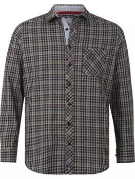 Рубашка Jan Vanderstorm, цвет oliv kariert