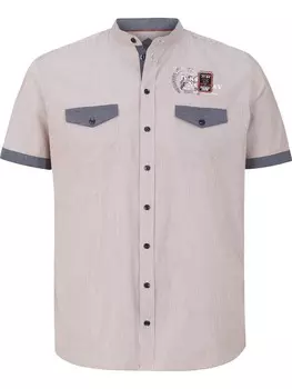 Рубашка Jan Vanderstorm, цвет orange gestreift