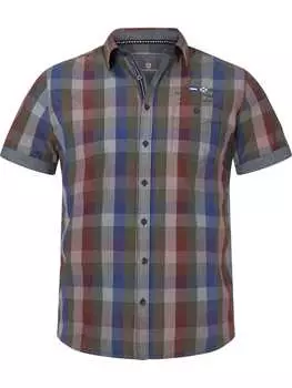 Рубашка Jan Vanderstorm, цвет rot blau kariert