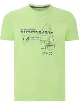 Рубашка Jan Vanderstorm Eili, светло-зеленый