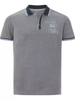 Рубашка Jan Vanderstorm Herfinn, цвет marine blue/Light blue