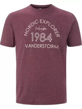 Рубашка Jan Vanderstorm Kerlovan, темно-красный