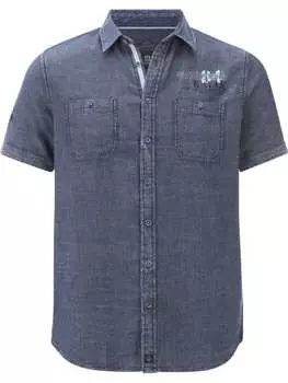 Рубашка Jan Vanderstorm, синий