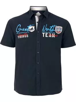 Рубашка Jan Vanderstorm, темно-синий