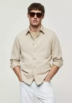 Рубашка JAY Mango, цвет beige