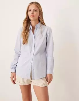 Рубашка JDY с длинными рукавами в светло-голубую полоску