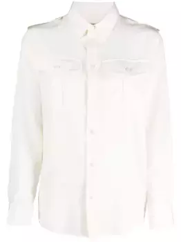 Рубашка Jeanette на пуговицах Nili Lotan, нейтральный